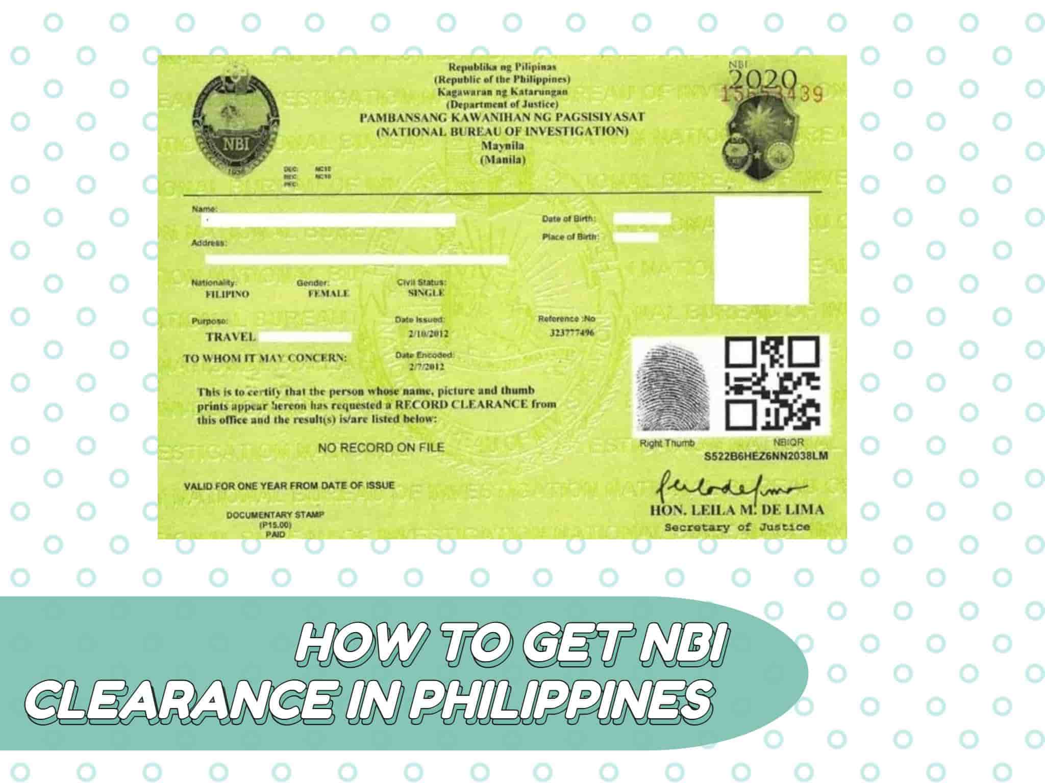 How to Get NBI Clearance Philippines Online
