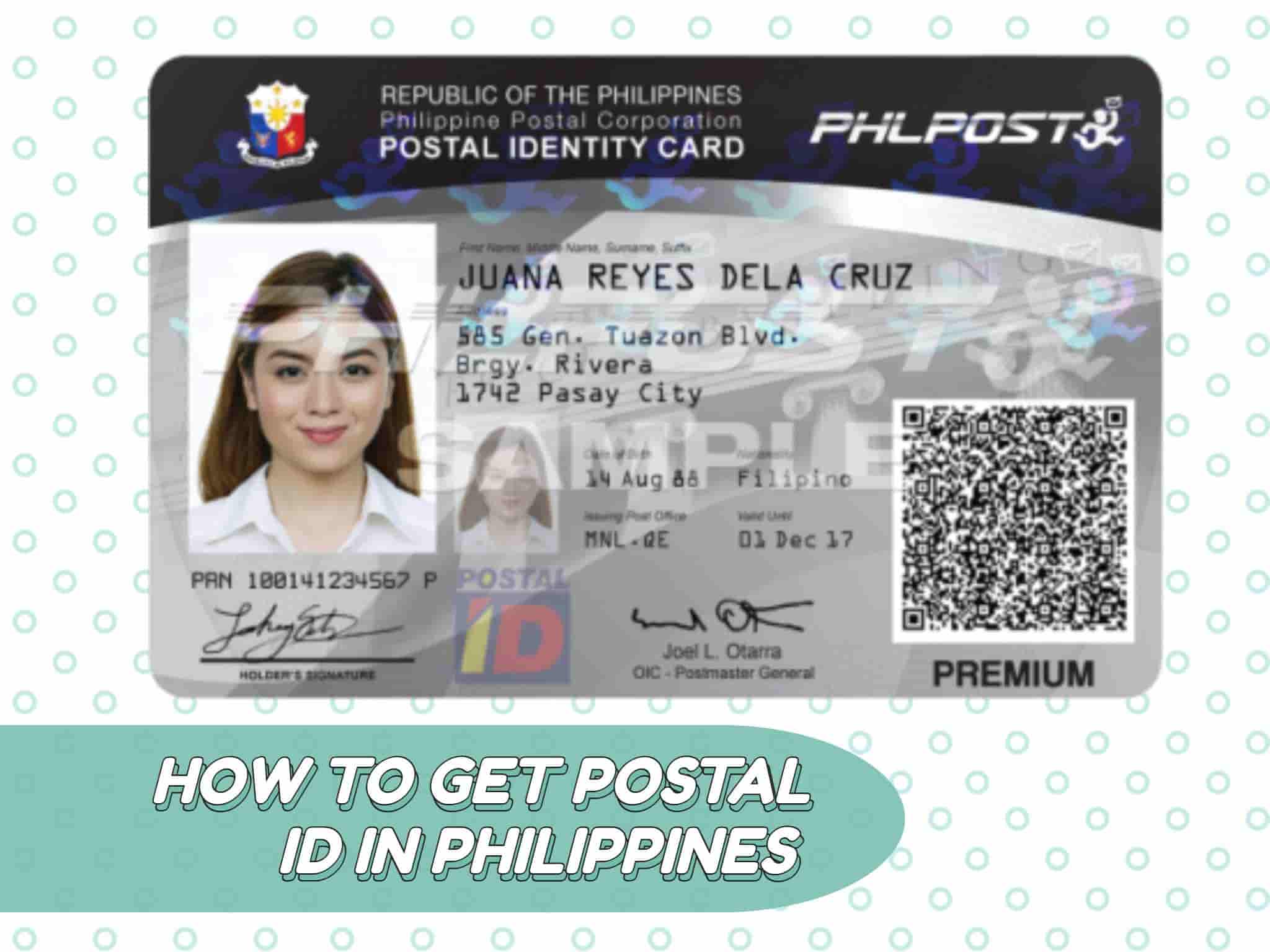 how to get postal id ph