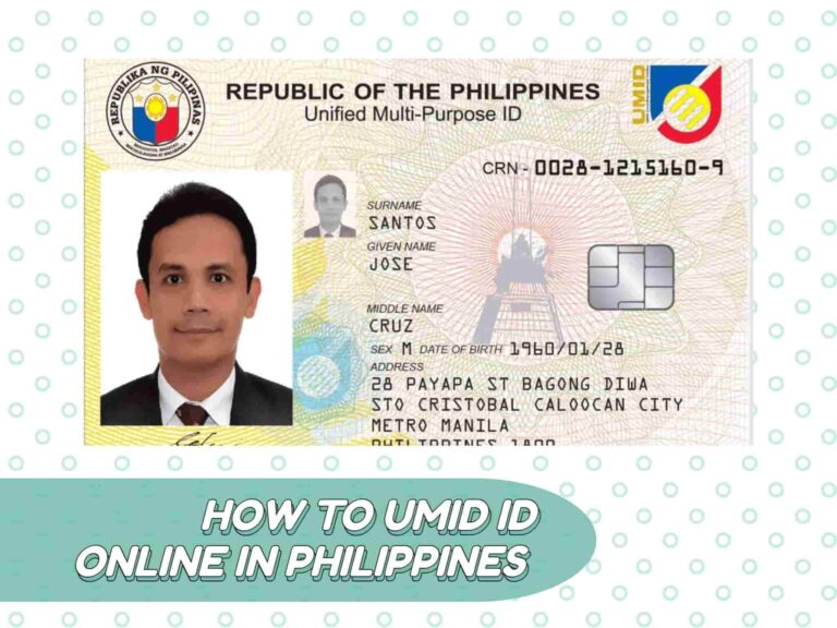 How to Get UMID ID Online Philippines