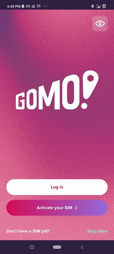 GOMO SIM REGISTRATION