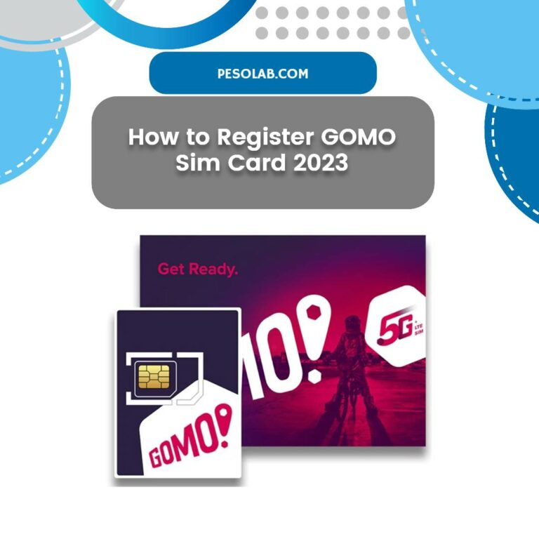 How to Register GOMO Sim Card 2023
