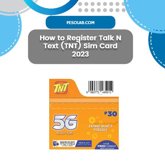 How to Register Talk N Text (TNT) Sim Card 2023
