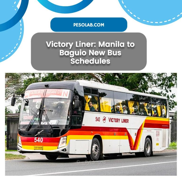 Victory Liner: Manila to Baguio New Bus Schedules