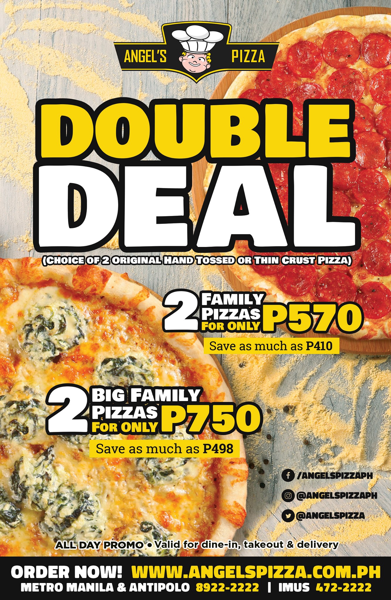 ANGEL'S PIZZA: Menu, Delivery, Promos, & More! - Peso Lab - Money Guide ...